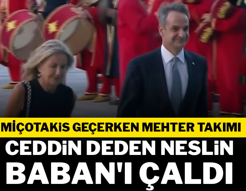 NATO resepsiyonunda dikkat çeken an: Miçotakis'e 'Ceddin Deden' marşlı karşılama