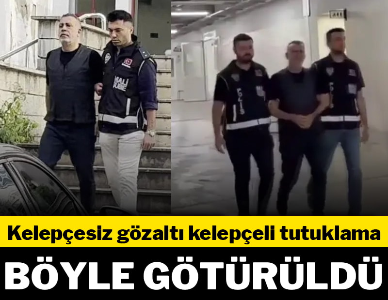 Haluk Levent'in tutuklanma görüntüsü ortaya çıktı! Dikkat çeken kelepçe detayı