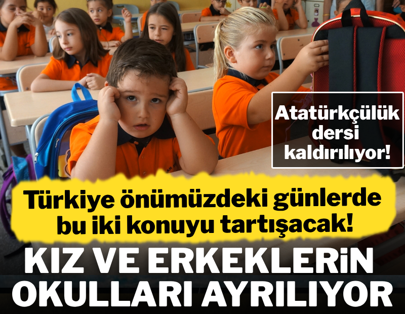 Kız ve erkek öğrencilerin okulları ayrılıyor