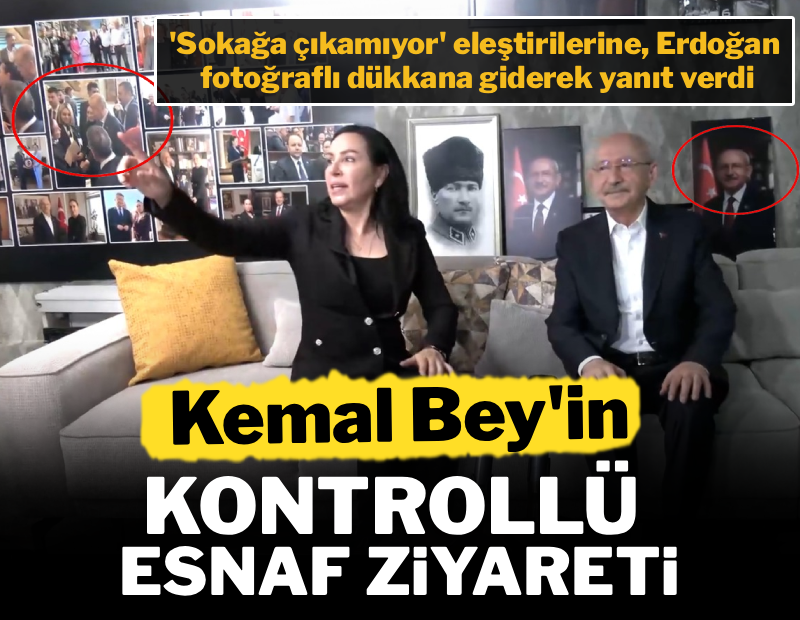Sokağa çıkamayan Kılıçdaroğlu'ndan 'kontrollü' esnaf ziyareti 