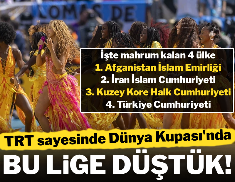 TRT sayesinde Dünya Kupası'nda bu lige düştük