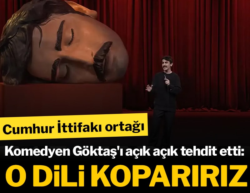 Cumhur İttifakı ortağı Destici, komedyen Göktaş'ı açık açık tehdit etti