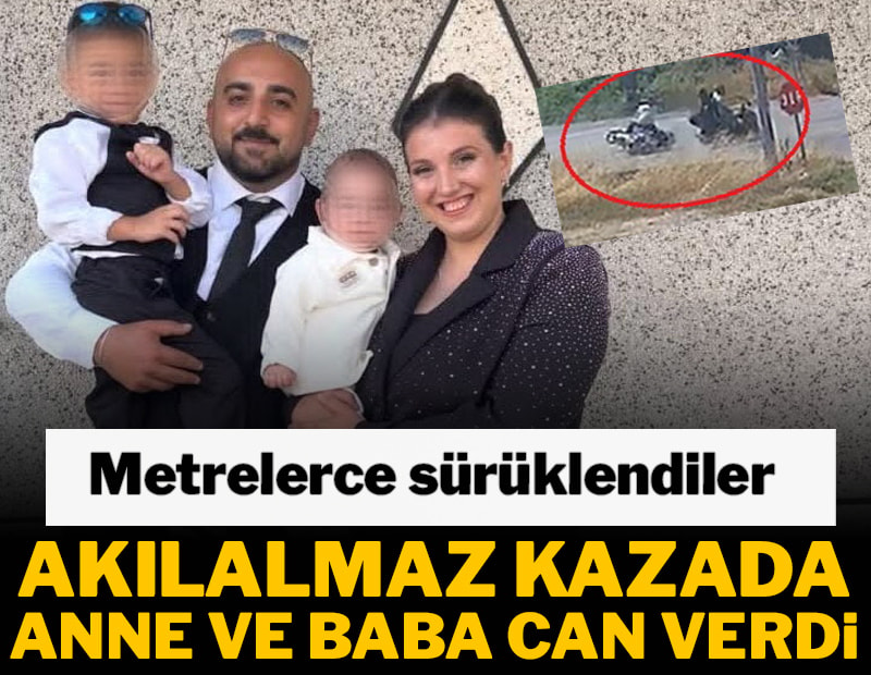 İki motosiklet çarpıştı: Anne ve baba öldü, çocuk yaralı