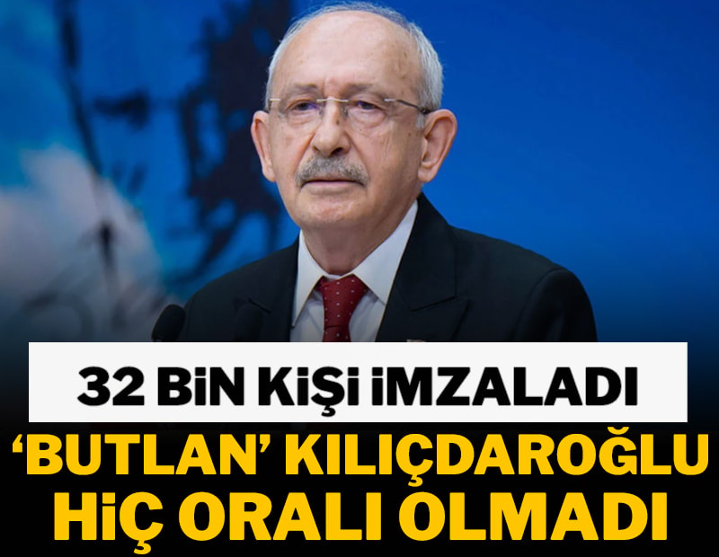 Butlan Kılıçdaroğlu'na 32 bin imzalı tepki