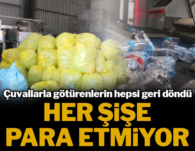 Çuvallarla götürenlerin hepsi geri döndü: Meğer o şişeler para etmiyormuş