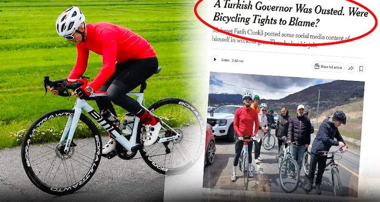 Dünya bizim Vali'yi konuşuyor: 'Suçlu bisiklet taytı'