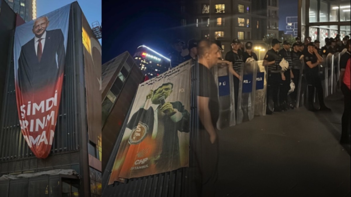 CHP İstanbul İl Başkanlığına 10 ay sonra yine polis girdi