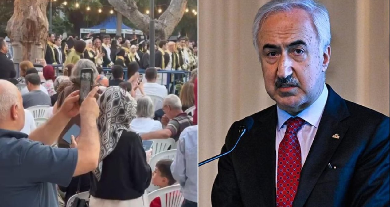 İmamoğlu'nun diplomasını iptal etmişti... Mezuniyet törenine damga vuran protesto! Öğrenciler rektöre sırtını döndü