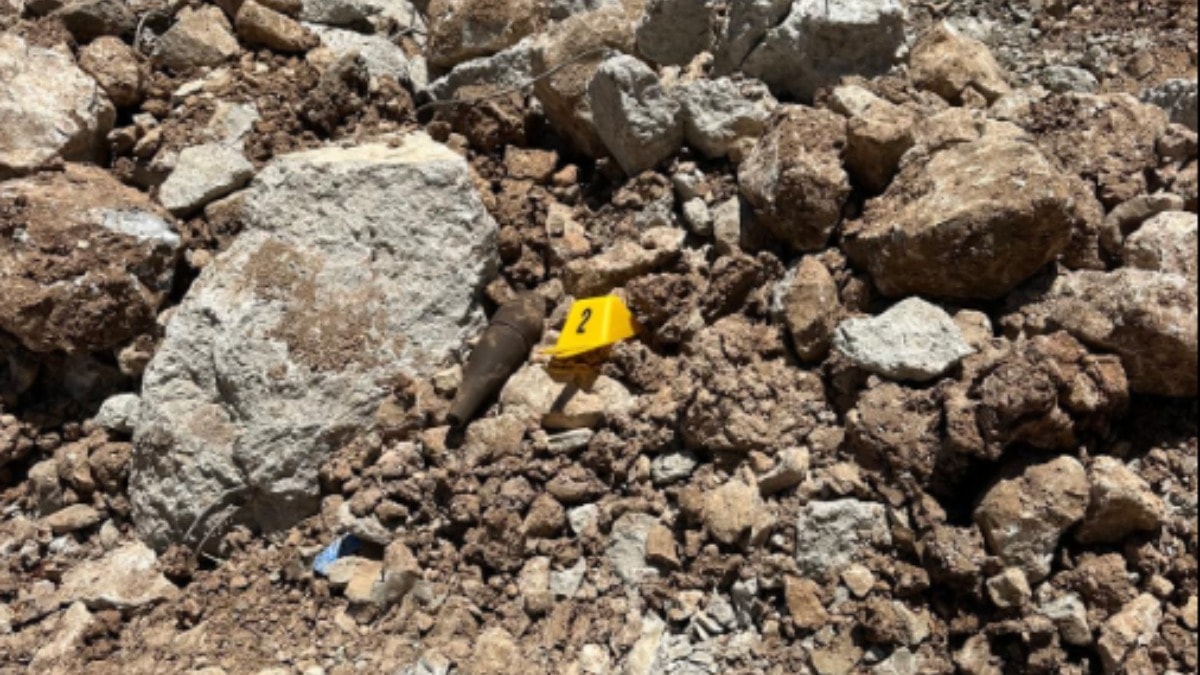 Şırnak'ta 2 roketatar mühimmat bulundu