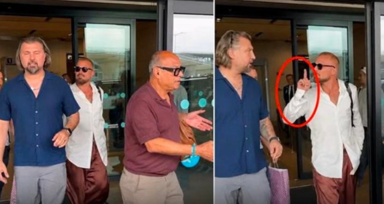 Ünlü şarkıcı Ricky Martin herkesin önünde korumasına tepki gösterdi