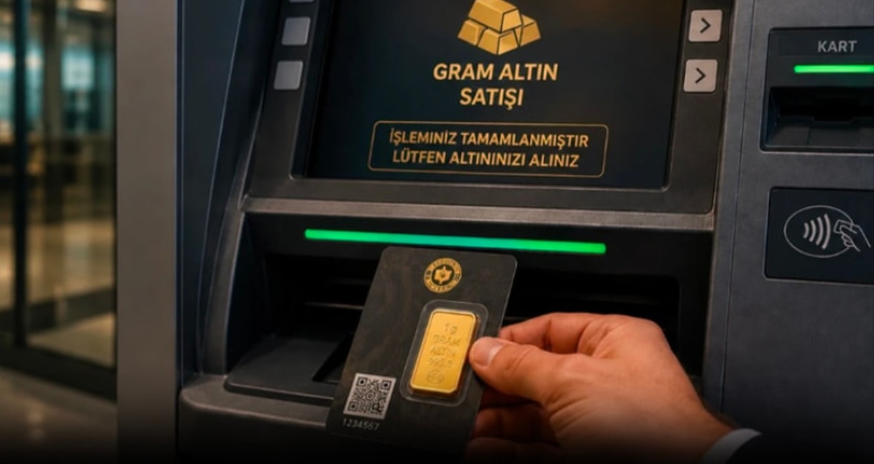 ATM'ler 24 saat boyunca altın satacak: Türkiye'de yeni dönem başladı