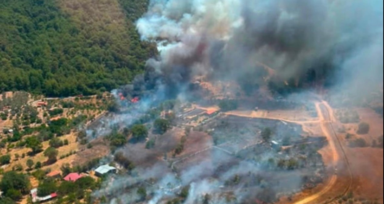 Muğla'da alevlerle savaş sürüyor