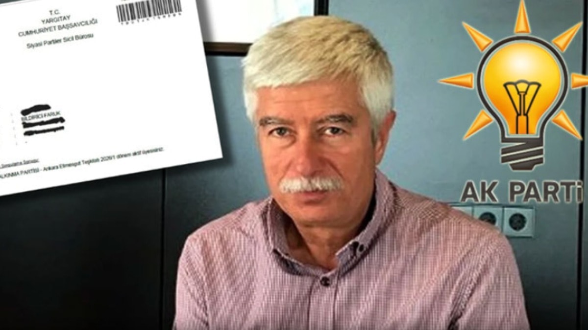 AKP'ye bilgisi dışında ikinci kez üye yapıldı: Faruk Bildirici böyle isyan etti