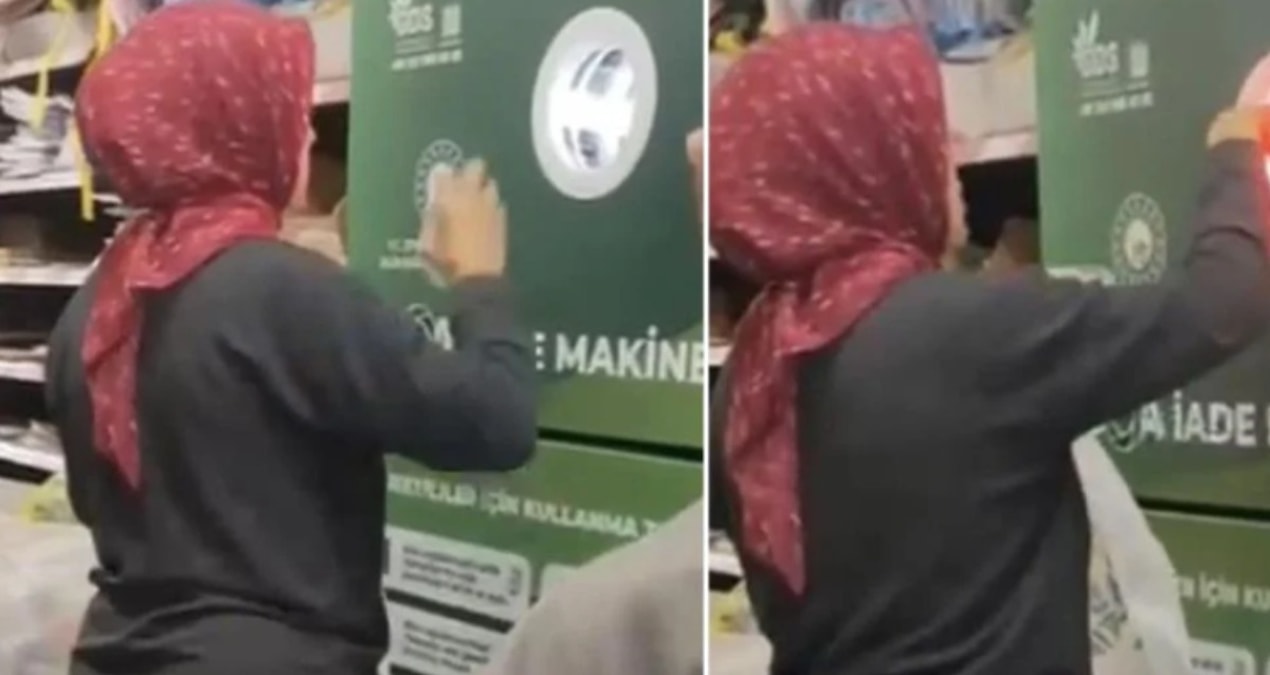 Depozito kuyruğunda ilk kavga çıktı! 10 kişinin T.C.'siyle şişeleri paraya çevirdi