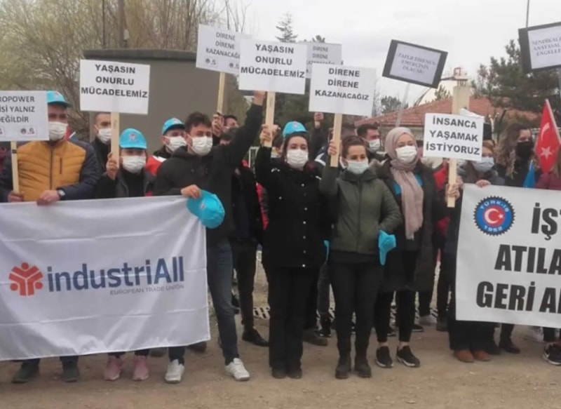Halka açıldı, işçi feryat etti