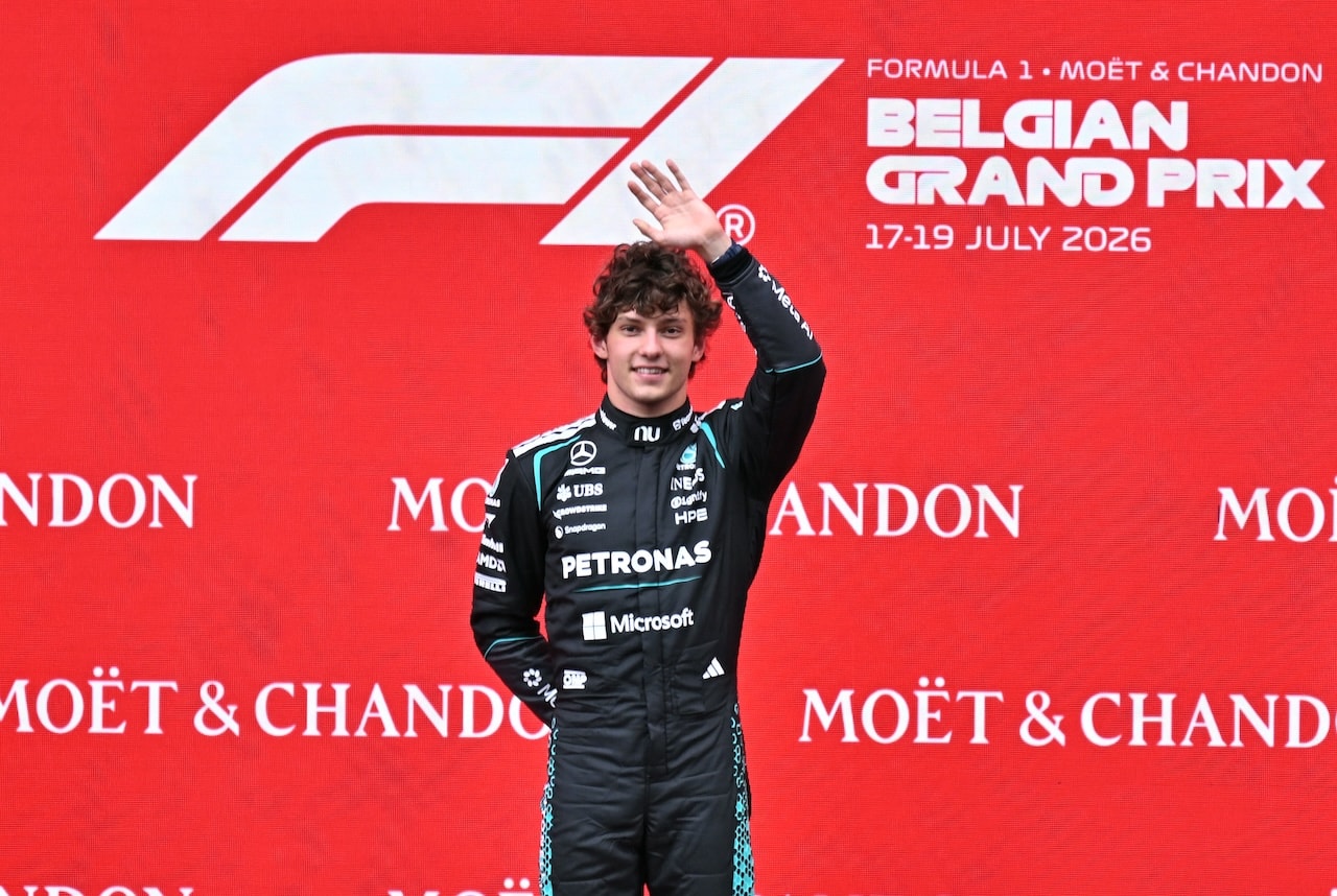 Formula 1'in Belçika ayağında kazanan Antonelli