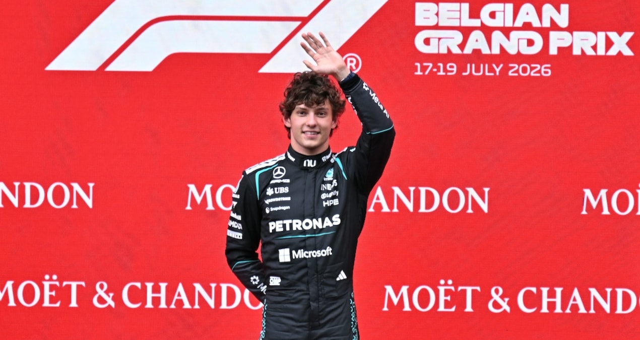 Formula 1'in Belçika ayağında kazanan Antonelli
