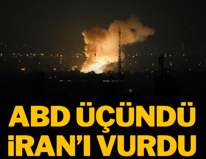 ABD İran'ı üçüncü günde de vurdu