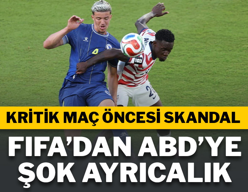 FIFA'dan ABD'ye ayrıcalık! Kritik maç öncesi cezası ertelendi