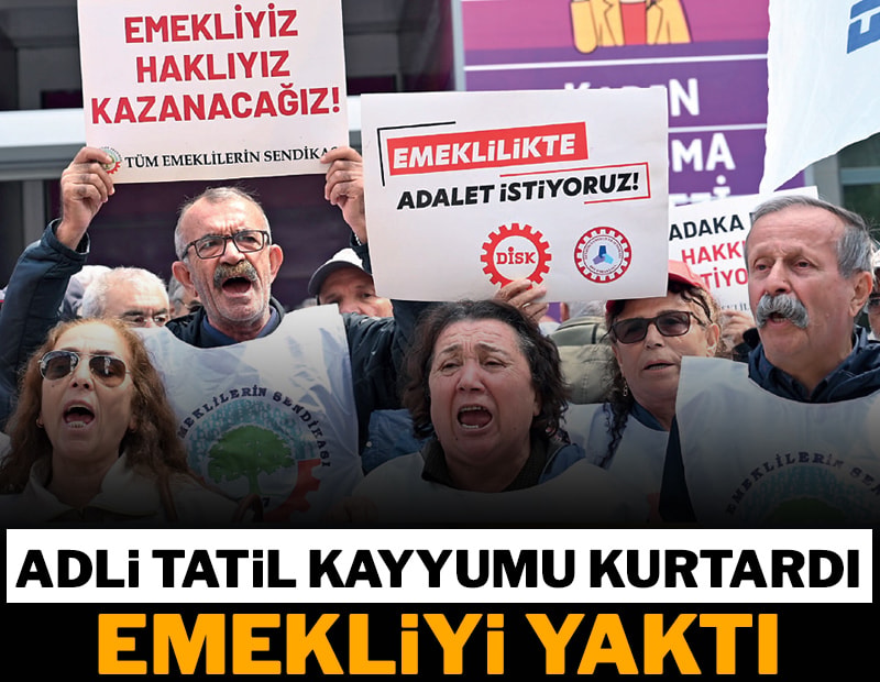 Adli tatil kayyumu kurtardı emekliyi yaktı