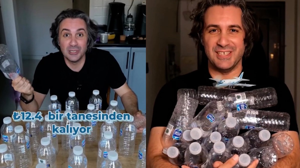 Ünlü akademisyen pet şişeleri alıp Avrupa'ya uçtu: Hem bilet parasını çıkardı hem kâr etti!