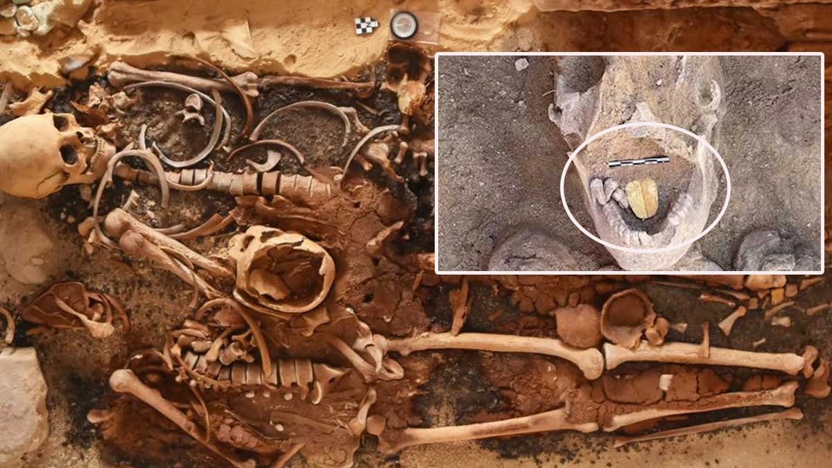 Öteki dünyada konuşabilsinler diye ağızlarına altın dil koymuşlar