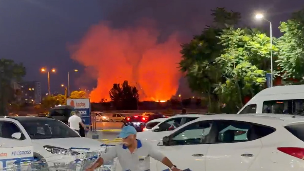 Ankara'da yeni havalimanı yakınında korkutan yangın