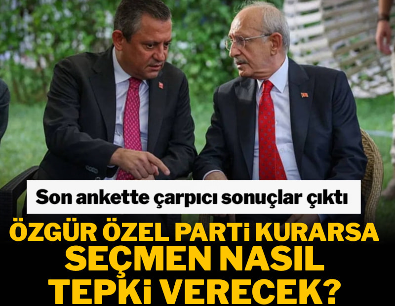 Özgür Özel parti kurarsa seçmen nasıl tepki verecek? Son seçim anketinde çarpıcı sonuç