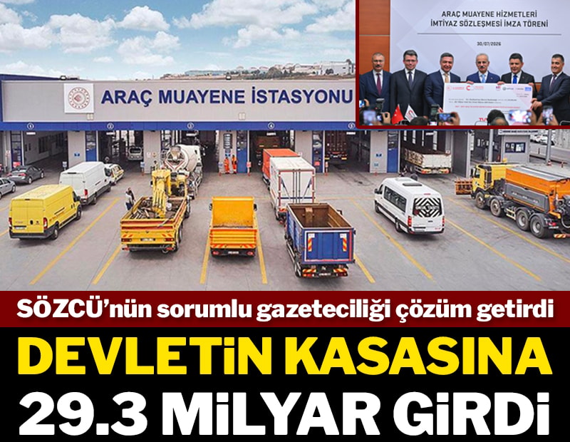 Devletin kasasına 29.3 milyar girdi