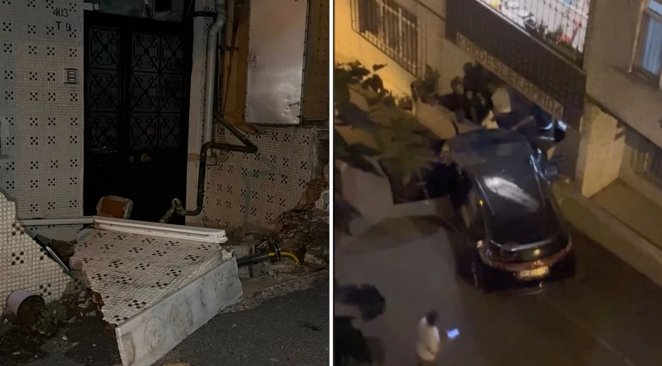 İstanbul'da gece yarısı korku dolu anlar! Freni boşalan araç mahalleyi sokağa döktü