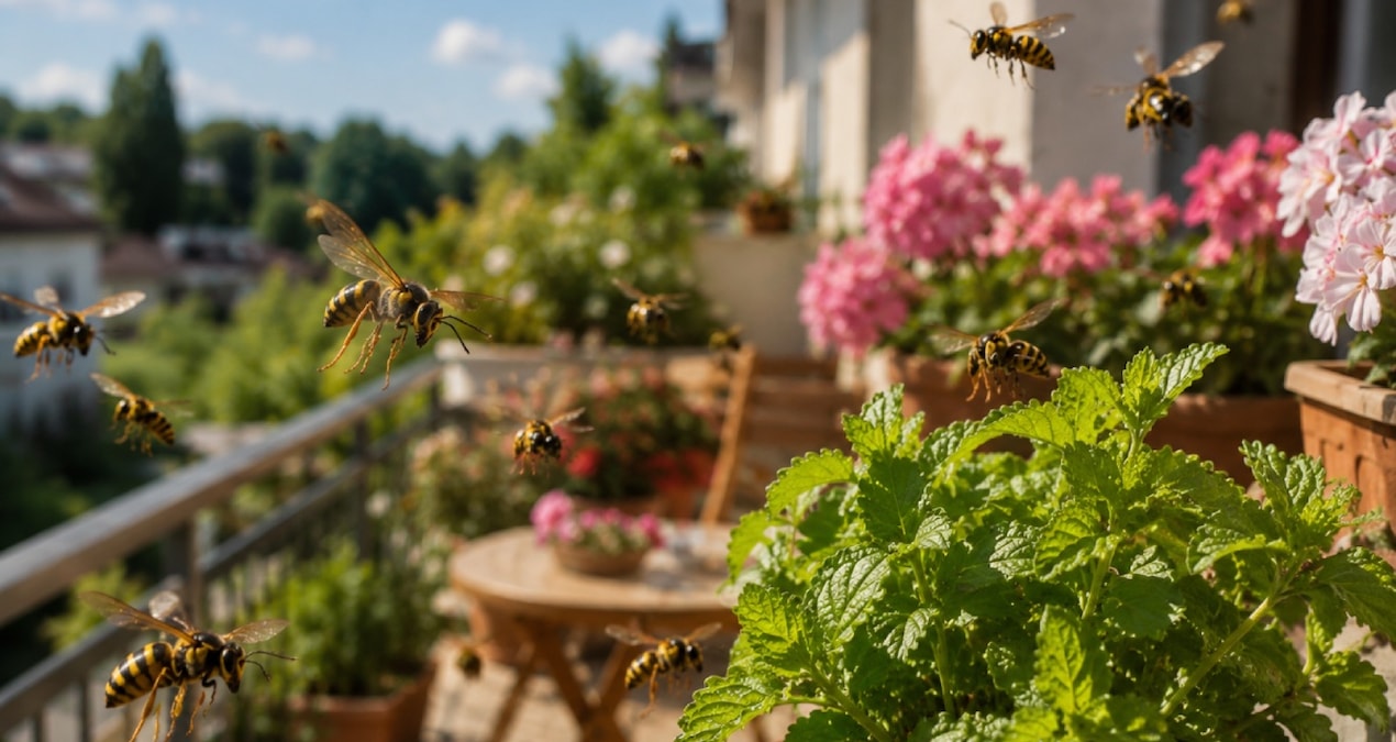 Teras, balkon ve bahçesine bu bitkiyi koyanlar eşek arılarından kurtuluyor