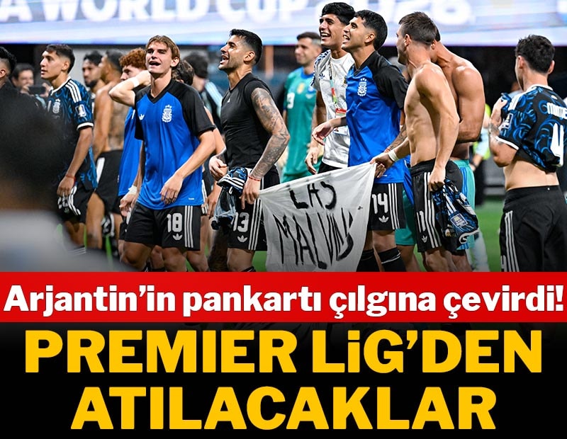 Skandal pankart İngiltere'de kriz çıkarttı! Premier Lig'den atılacaklar