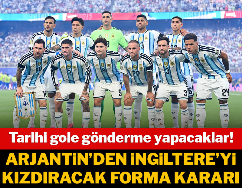 Arjantin'den İngiltere'yi kızdıracak forma kararı