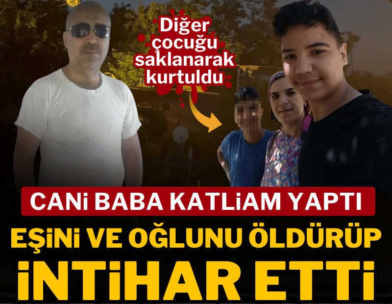 Cani baba katliam yaptı: Küçük oğlu ölümden böyle kurtuldu!
