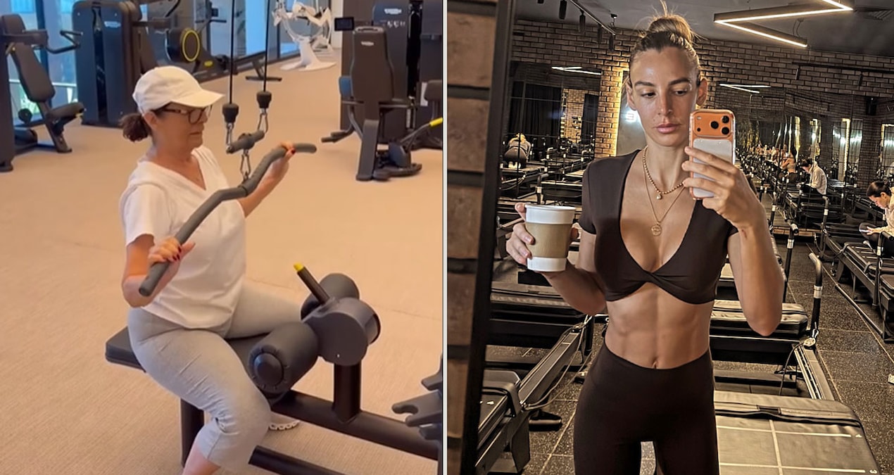 Hülya Koçyiğit'in spor hocası torunu oldu: Aslışah ile fitness paylaşımı ilgi gördü