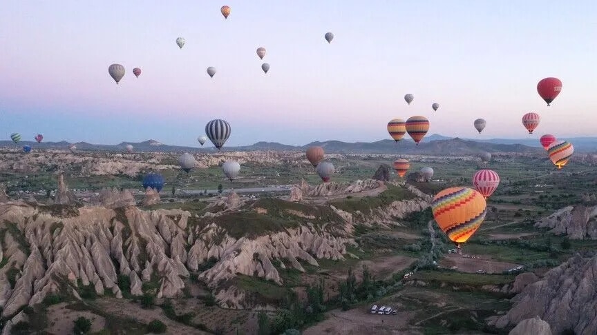 Balon turizminde ilk yarıda 308 bin yolcu taşındı