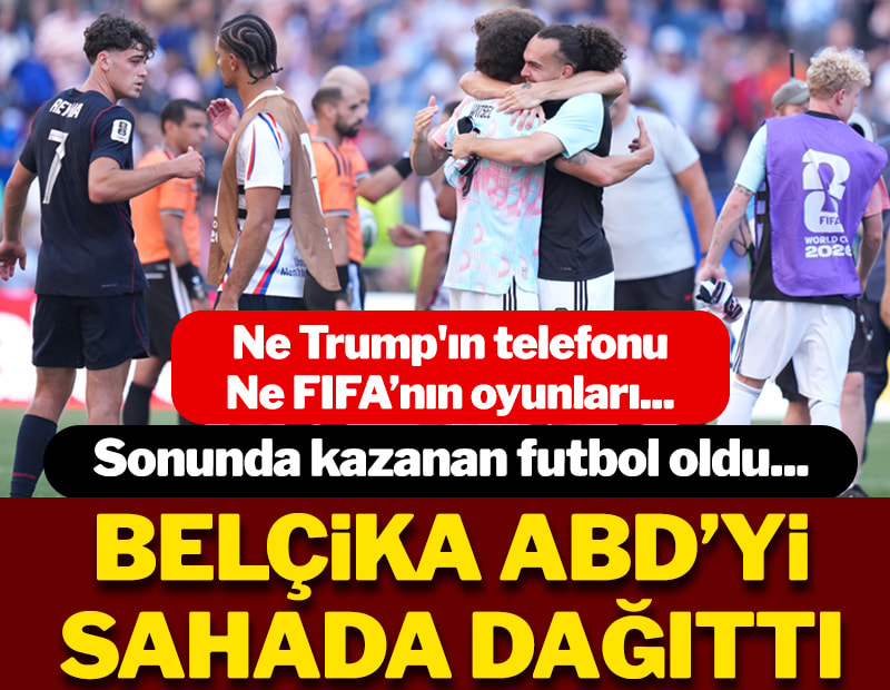 Tartışmalı maç Belçika’nın! Balogun 11’de sahaya çıktı ABD Dünya Kupası’na veda etti!
