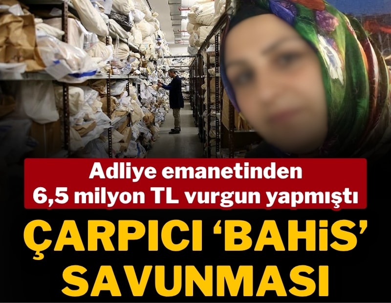 Adliyeyi soyan katipten şok itiraf: Paraya ihtiyacım yoktu, bahis oynadım