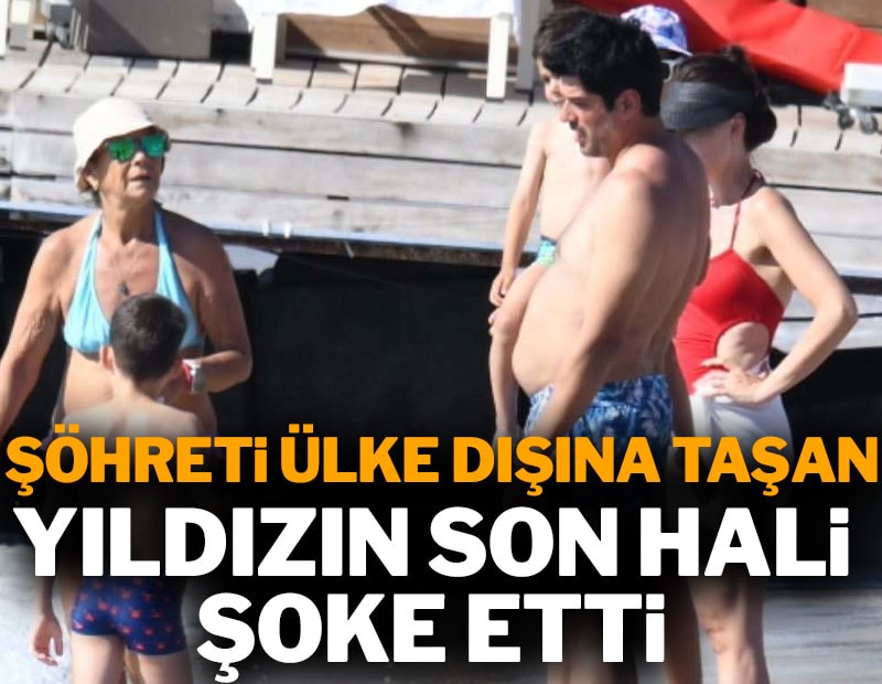 Burak Özçivit göbek yaptı: Fazla kiloları gözlerden kaçmadı