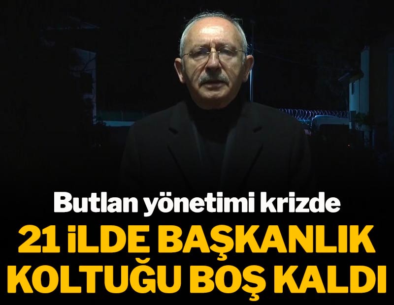 Butlan yönetimi krizde: 21 ilde başkanlık koltuğu boş kaldı