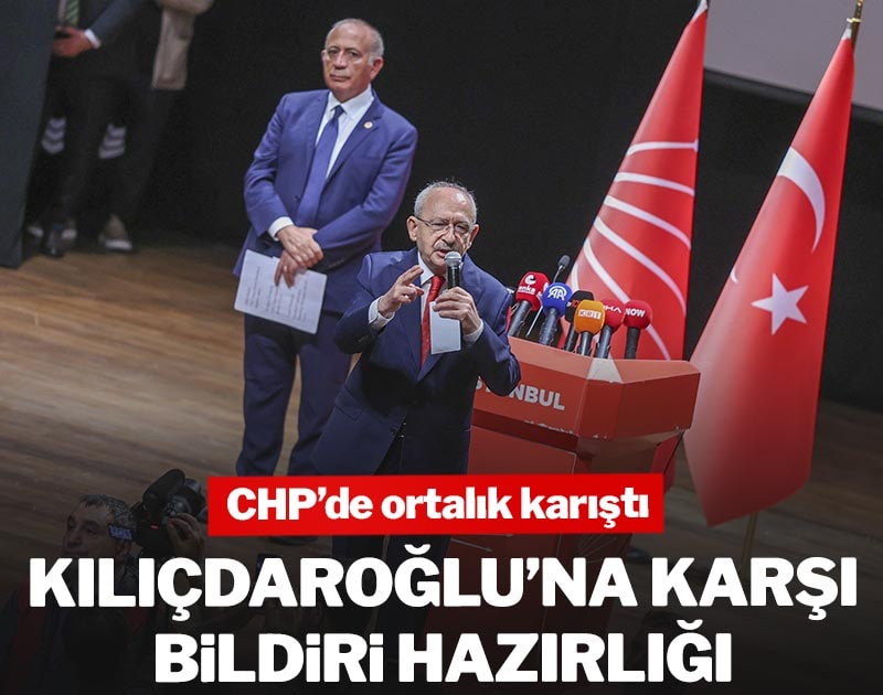 CHP'de ortalık karıştı! Kılıçdaroğlu'na karşı bildiri hazırlığı