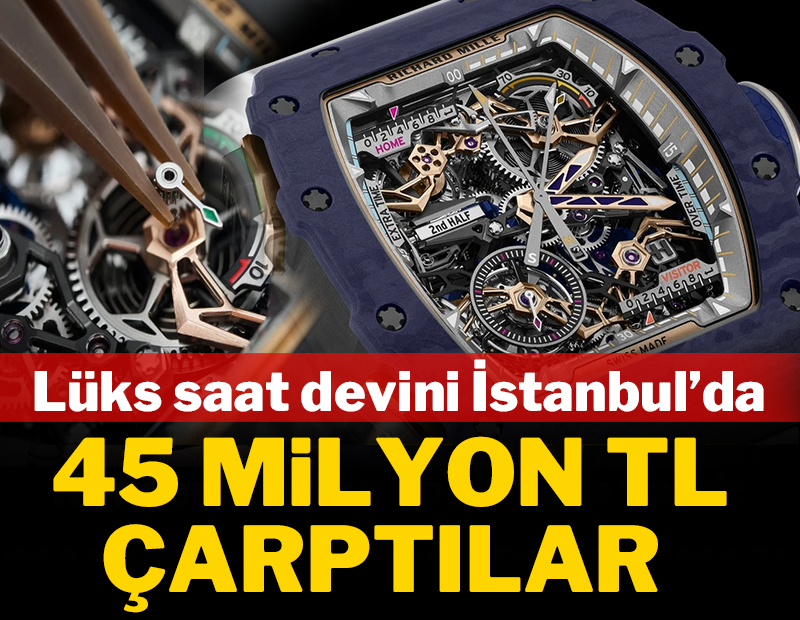 Ünlülerin tercih ettiği saat markasında 45 milyon TL'lik siber vurgun