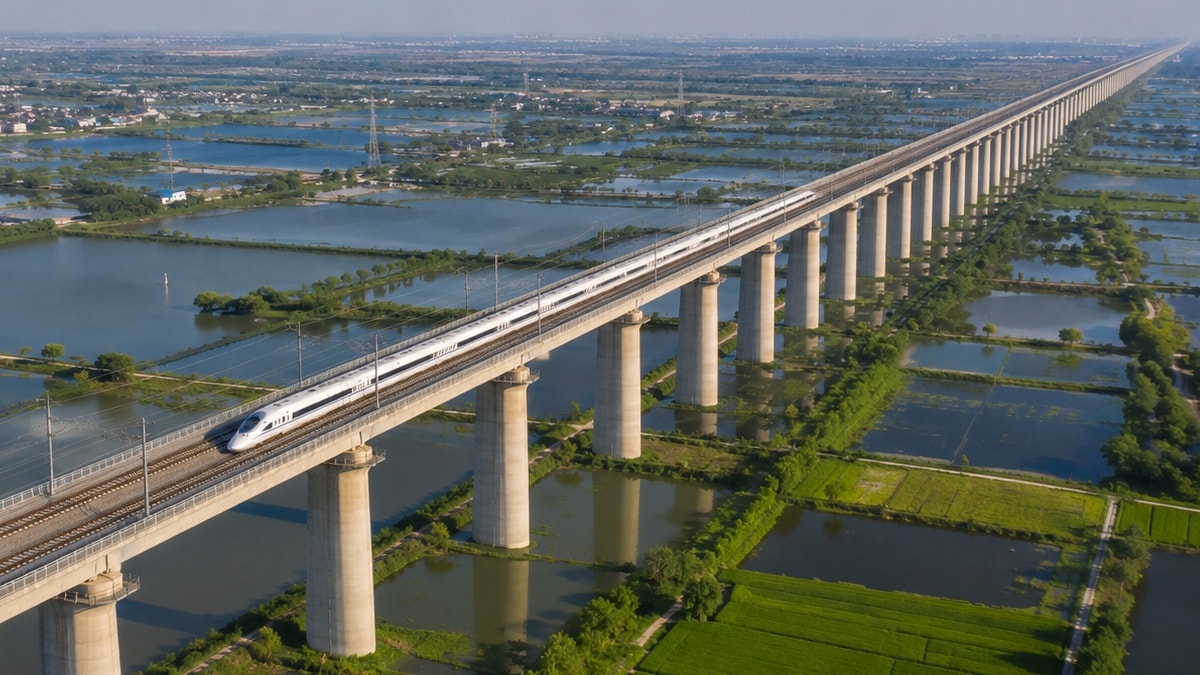 Binlerce beton kolon üzerinde duruyor: Tam 164,8 kilometre boyunca uzanıyor