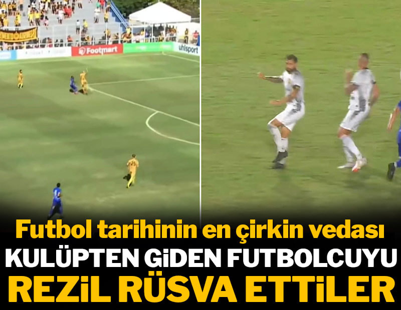 Kulüpten ayrılan futbolcuyu rezil rüsva ettiler: Futbol tarihinin en çirkin vedası