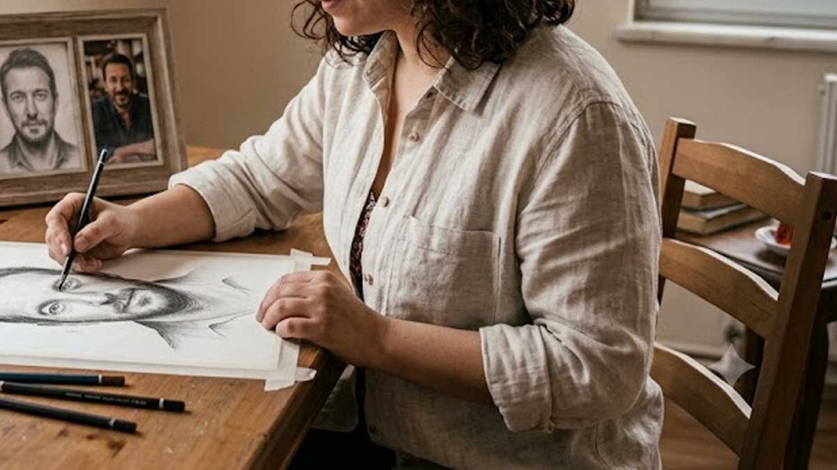Şaka olsun diye ruh eşinin resmini çizdirdi, 1 hafta sonra resimdeki adamla tanıştı