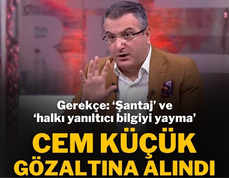 Gazeteci Cem Küçük gözaltına alındı