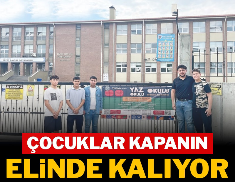 Çocuklar kapanın elinde kalıyor!