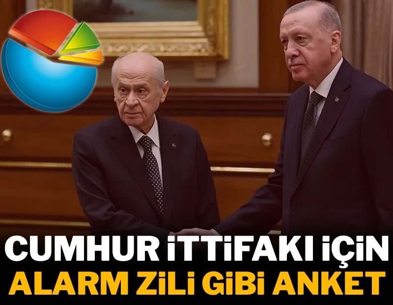 Son anket Cumhur İttifakı'nı düşündürecek