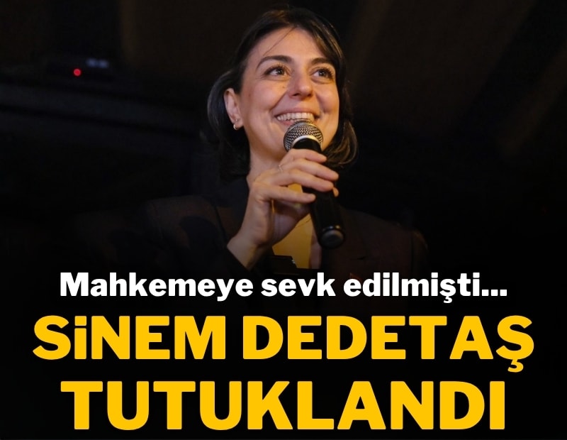 Üsküdar Belediye Başkanı Sinem Dedetaş tutuklandı