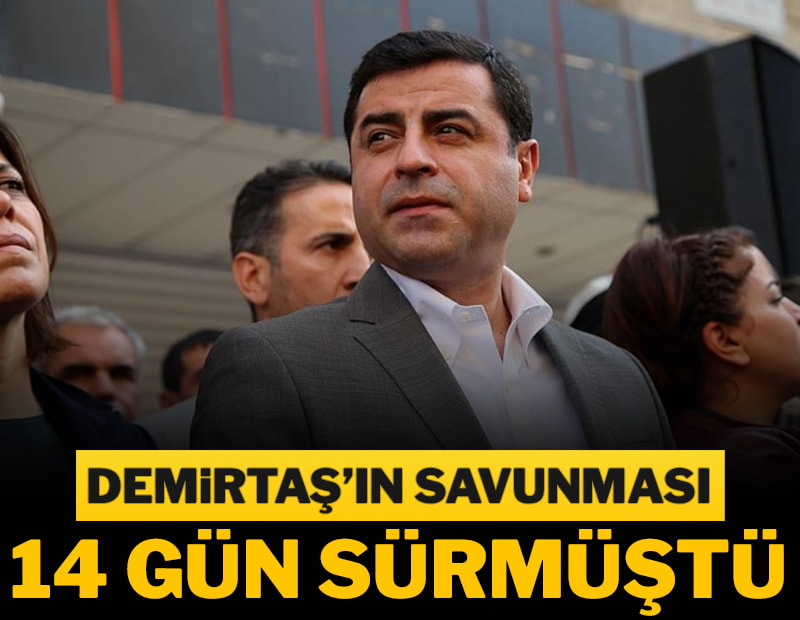 Demirtaş’a 14 gün, Özdağ’a da tek suçlamadan 1 tam gün tanınmıştı
